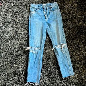 26 waist womens pacsun light wash jeans